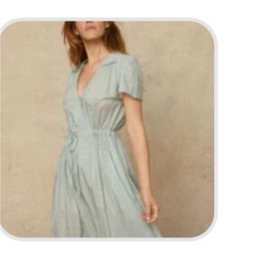 Christy Dawn the Dawn dress in “Ditzy teal”